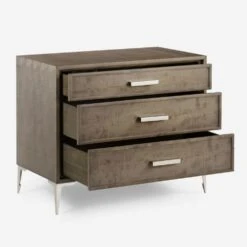 Chloe Nightstand, Light -Andrew Martin Sale Store 268139 chloe nightstand open