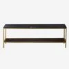 Rufus Rectangle Coffee Table, Dark -Andrew Martin Sale Store 268263 rufus rectangle coffee table dark front