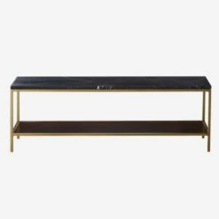 Rufus Rectangle Coffee Table, Dark