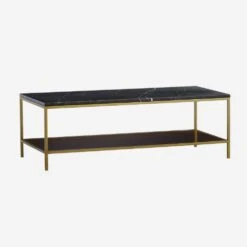 Rufus Rectangle Coffee Table, Dark -Andrew Martin Sale Store 268264 rufus rectangle coffee table dark angle