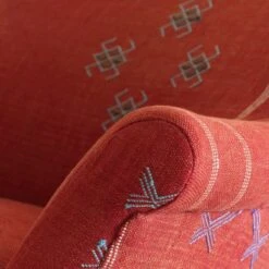 Victoria Moroccan Arm Chair -Andrew Martin Sale Store 268892 victoria moroccan red detail 2