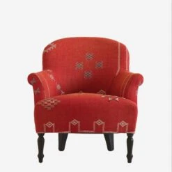 Victoria Moroccan Arm Chair -Andrew Martin Sale Store 268894 victoria moroccan red front