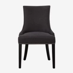 Theodore Dining Chair, Black -Andrew Martin Sale Store 26945 theodore dining chair front