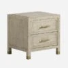 Raffles Bedside Table, Two Drawer -Andrew Martin Sale Store 269853 raffles nightstand angle