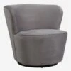 Dorothy Grey Swivel Chair, Grey -Andrew Martin Sale Store 269902 dorothy swivel chair angle web