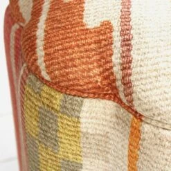 Daisy Indus Brick Ottoman 5 Daisy Indus Brick Ottoman -Andrew Martin Sale Store 271072 daisy ottoman detail indus brick