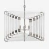 Zachary Acrylic 11 Spiral Light, Nickel -Andrew Martin Sale Store 271625 zachary acrylic nickel angle