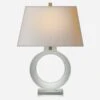 Ring Form Table Lamp, Crystal -Andrew Martin Sale Store 271987 ring large table lamp in crystal