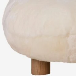 Sivan Snow Footstool -Andrew Martin Sale Store 273985 sivan footstool small baa baa snow w oak web