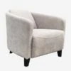 Turnball Taupe Armchair -Andrew Martin Sale Store 274038 turnball chair taupe angle