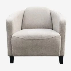 Turnball Taupe Armchair -Andrew Martin Sale Store 274044 turnball chair taupe front