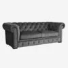Gainsborough Sofa, Grey Velvet -Andrew Martin Sale Store 300603 gainsborough angle2