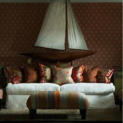 Cow Parsley Clementine Wallpaper -Andrew Martin Sale Store 307031 secret garden lifestyle lady may sofa cow parsley wallpaper sue sofa constantine stool courtyard bonfire wild wood twig cushions