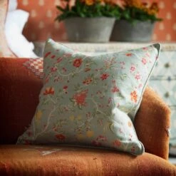 Ramble Duck Egg Cushion -Andrew Martin Sale Store 309001 ramble duck egg cushion detail 2