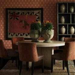 Raffles Dining Table -Andrew Martin Sale Store 309177 secret garden lifestyle raffles round bonfire americana chairs cow parlsey clementine horseshoe rug