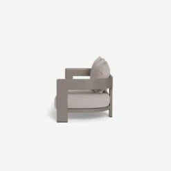 Caicos Sofa Taupe Outdoor Sofa -Andrew Martin Sale Store 310468 caicos 3 seater sofa in taupe side am white bg