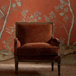 Bonfire Autumn Fabric -Andrew Martin Sale Store 321988 amchairpaper0024sml