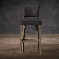 Mimi Bar Stool Leather Bar Stool -Andrew Martin Sale Store 322618 t mim sb 0012 mimi barstool detail 2