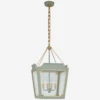 Caddo Lantern Pendant Light -Andrew Martin Sale Store 329332 caddo lantern celadon gild