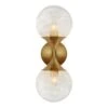 Double Wall Light In Antique Brass -Andrew Martin Sale Store 33008 cristol antique brass double wall light