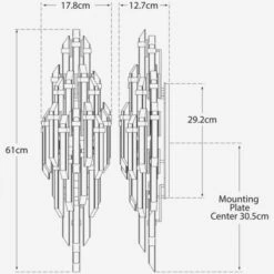 Adele Wall Sconce -Andrew Martin Sale Store 333240 adele small sconce tech