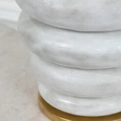 Phoebe Table Lamp -Andrew Martin Sale Store 333978 phoebe stacked table lamp in antiqued white detail 2