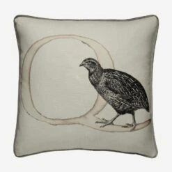Animal Alphabet Q Cushion