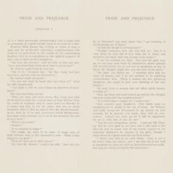 Pride & Prejudice Wallpaper, Large Panel A + B