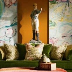 Otter Fennel Cushion -Andrew Martin Sale Store 346158 bloomsbury medici ivy otter leaf misummer stone vine barley close 1