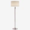 Riga Floor Lamp -Andrew Martin Sale Store 346448 riga floor lamp in clear glass and polished nickel