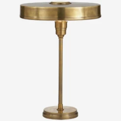 Carlo Table Lamp, Hand Rubbed Antique Brass