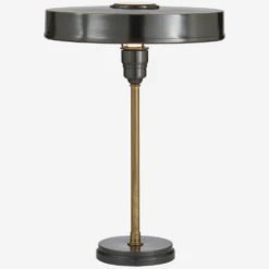 Carlo Table Lamp, Bronze & Hand Rubbed Antique Brass