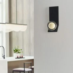 Mina Wall Light -Andrew Martin Sale Store 348370 mina wall light nightshade black life 2