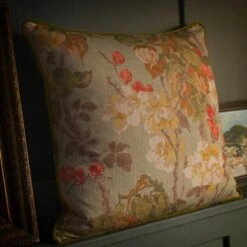 Midsummer Sage Cushion -Andrew Martin Sale Store 351040 misummer sage cushion lifestyle sml