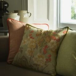 Midsummer Sage Cushion -Andrew Martin Sale Store 351076 riverbank reed lobster midsummer safe cushion lifestyle sml