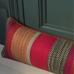 Llama Orange Draught Excluder Cushion -Andrew Martin Sale Store 352672 llama orange draught excluder wool lifestyle sml