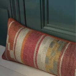 Indus Brick Draught Excluder Cushion -Andrew Martin Sale Store 352817 indus brick draught excluder wool lifestyle sml