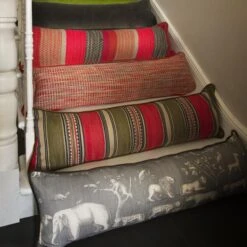 Kingdom Storm Draught Excluder Cushion -Andrew Martin Sale Store 352901 draught excluder stair group shot sml
