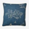 Friendly Folk Happy Blue Cushion -Andrew Martin Sale Store 70631 friendly folk happy blue cushion acc3119