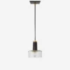 Iris Pendant Light, Bronze And Hand-Rubbed Antique Brass -Andrew Martin Sale Store 86293 iris pendant light in bronze and antique brass with clear glass