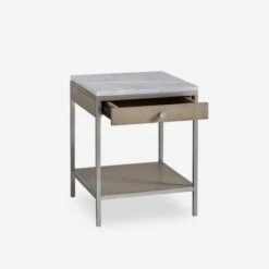 Rufus Side Table, Light -Andrew Martin Sale Store 99060 rufus small side table light open